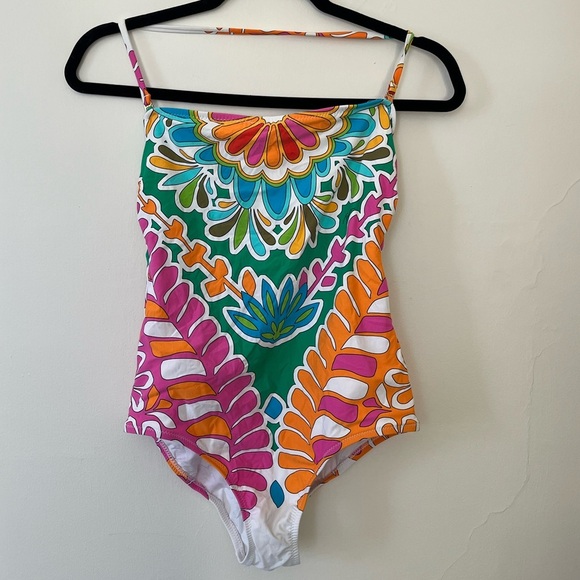 Trina Turk One Piece Bathing Suit - Size 6(Medium) - Picture 1 of 8